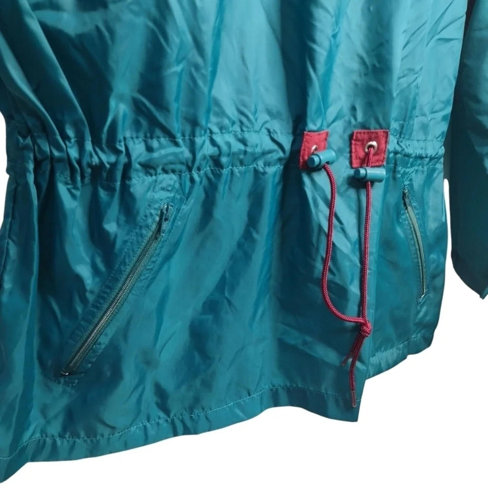 Vintage 90s Reebok Men's 1/4 Zip Hooded Pullover Windbreaker Jacket Size XL